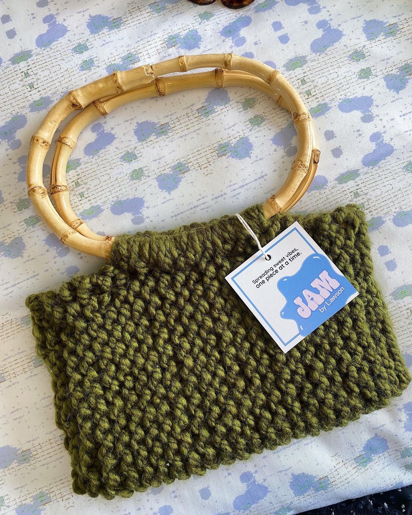 Mini Magnolia Knit Purse