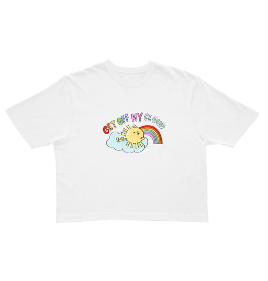 Get Off My Cloud Cropped Tee 🌈