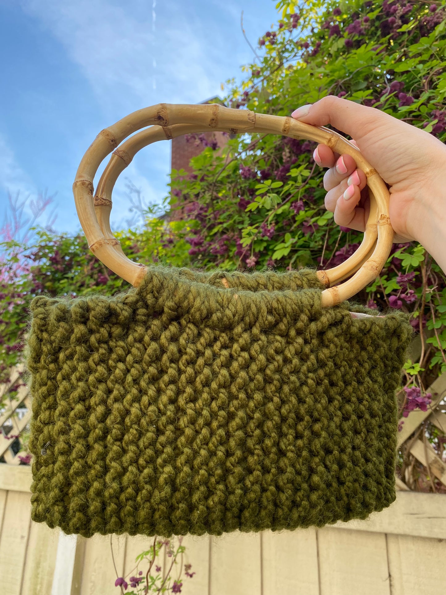 Mini Magnolia Knit Purse